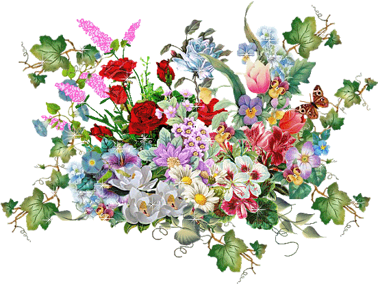 GIFS - Bouquets de fleurs
