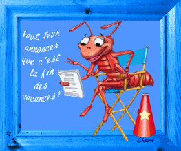 RÃ©sultat de recherche d'images pour "c'est la rentrÃ©e finies les vacances dessin gif"